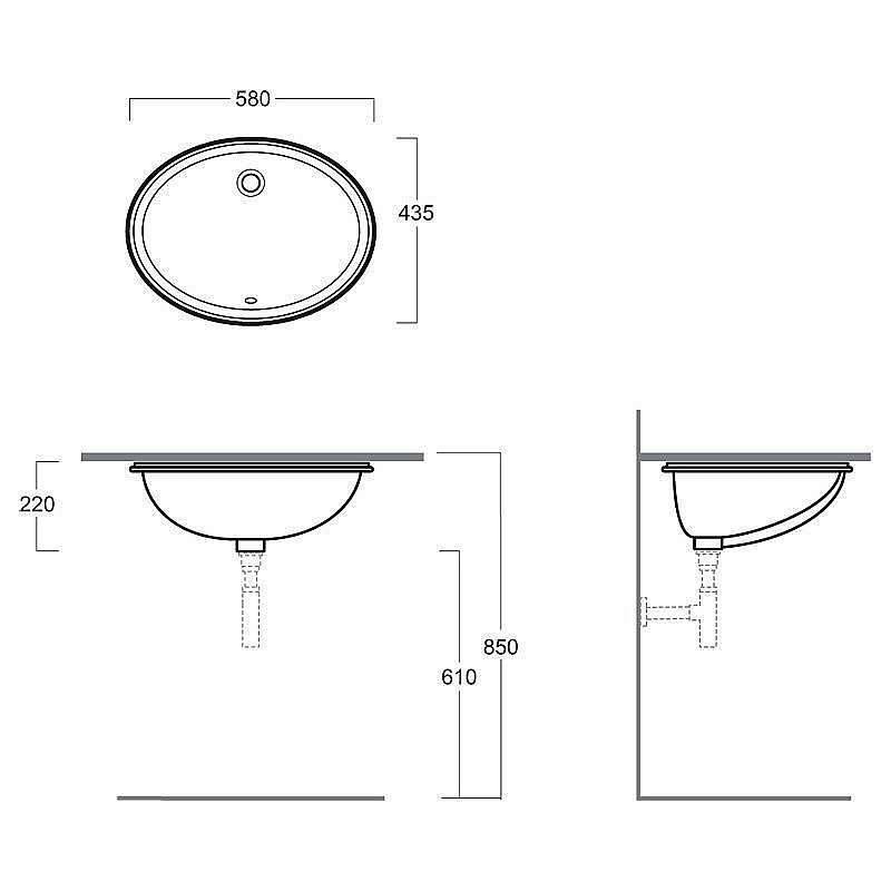 Раковина SIMAS Top e lavabi d'arredo S53 58 купить в интернет-магазине Sanbest